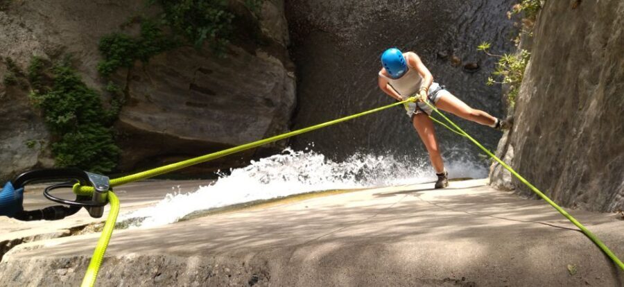 Adventure Cahorros, Monachil/ Climbing and abseiling Granada - Entering a Vertical Cavern: Short, Physical, and Visually Cool