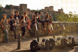 Albayzin Express Segway & eBike with Play Granada - Getting the First Views on Paseo de Los Tristes