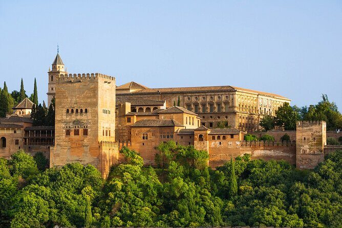 Alhambra entrance with Nazaries Palaces and audio guide without queues - Alcazaba + Charles V: Fort Feel Meets Imperial Contrast