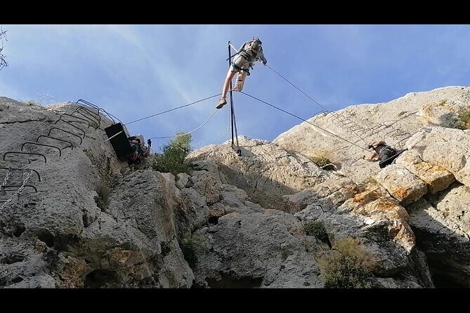 Climbing the John Hogbin Via Ferrata with Lunch - Granada to Zafarraya: gear-up and the safety rhythm that matters