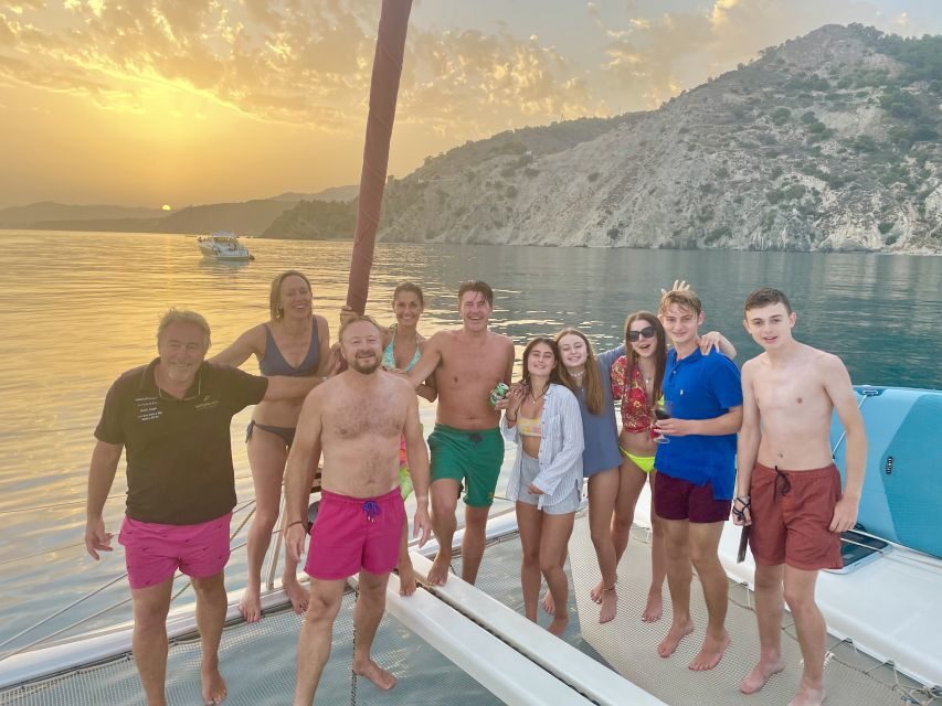 Costa Tropical: Luxury Catamaran Trip with Lunch - The Secluded Anchor Stop: Swim, Snorkel, Kayak, SUP