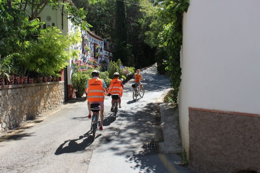 Electric Bike Tour with 2 Options to Explore Granada - The training session: learn the e-bike before the steep parts