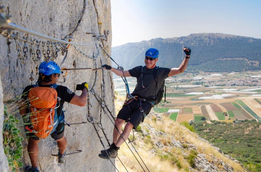 From Granada: Climb Zafarraya's 'Via Ferrata John Hogbin' - Safety Briefing and Gear: Confidence Comes Before Contact