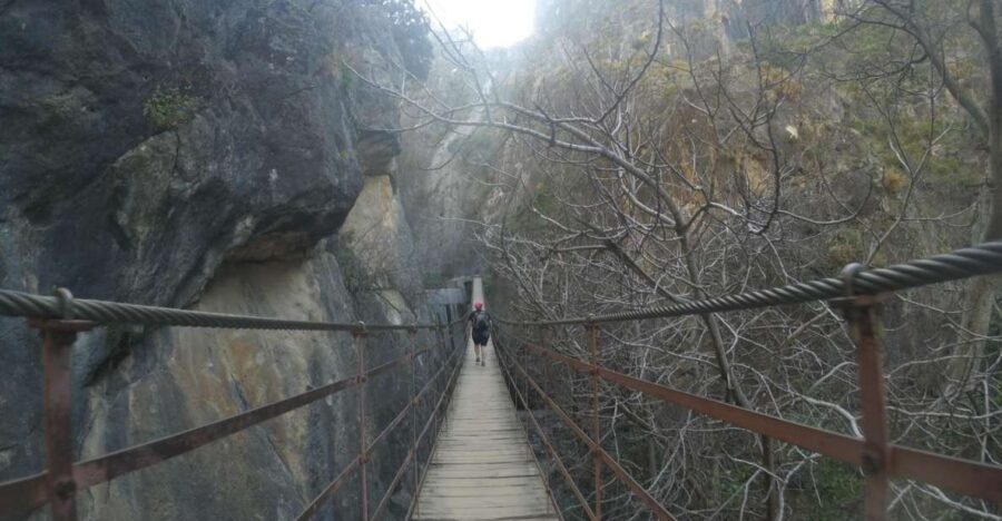 From Granada: Los Cahorros Guided Tour - The Star: Walking 30 Meters on Wooden Hanging Bridges