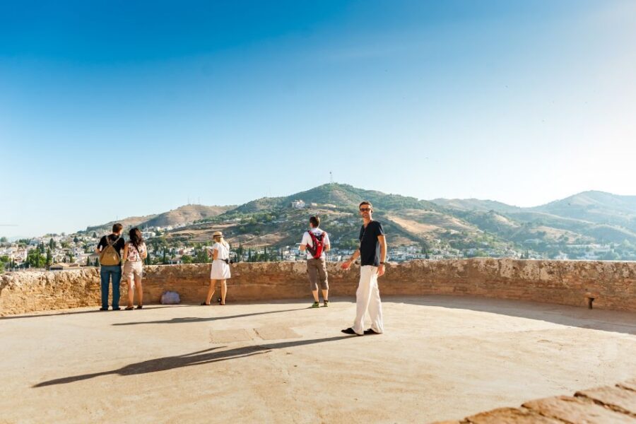 Granada: Alhambra and Generalife Garden Ticket & Guided Tour - The Alhambra walk: what you’ll actually experience in the first stop