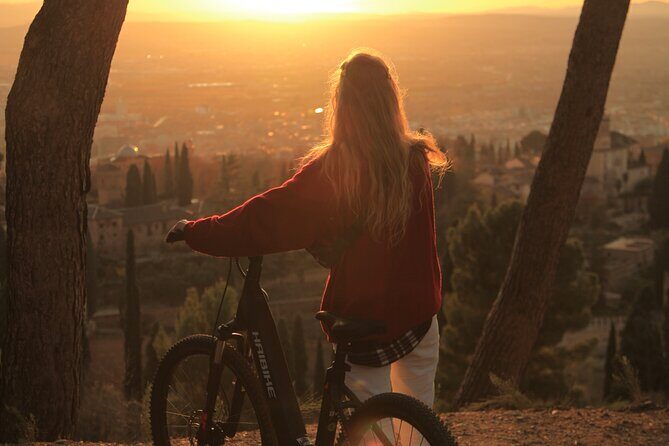 Granada: Alhambra and Sierra Nevada Sunset Views by E-Bike - Stop 1: Alhambra surroundings, forest paths, and a Palace-side viewpoint (no Palace ticket)
